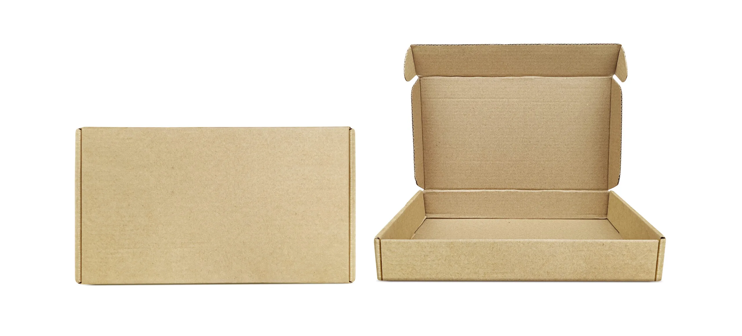 Boîtes en carton à rabat rentrant – 3 x 3 x 6 po, kraft S-7369 - Uline